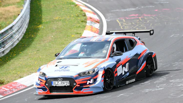 Hyundai RM19 - front cornering nurburgring