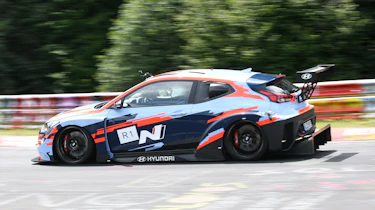 Hyundai RM19 - side cornering nurburgring