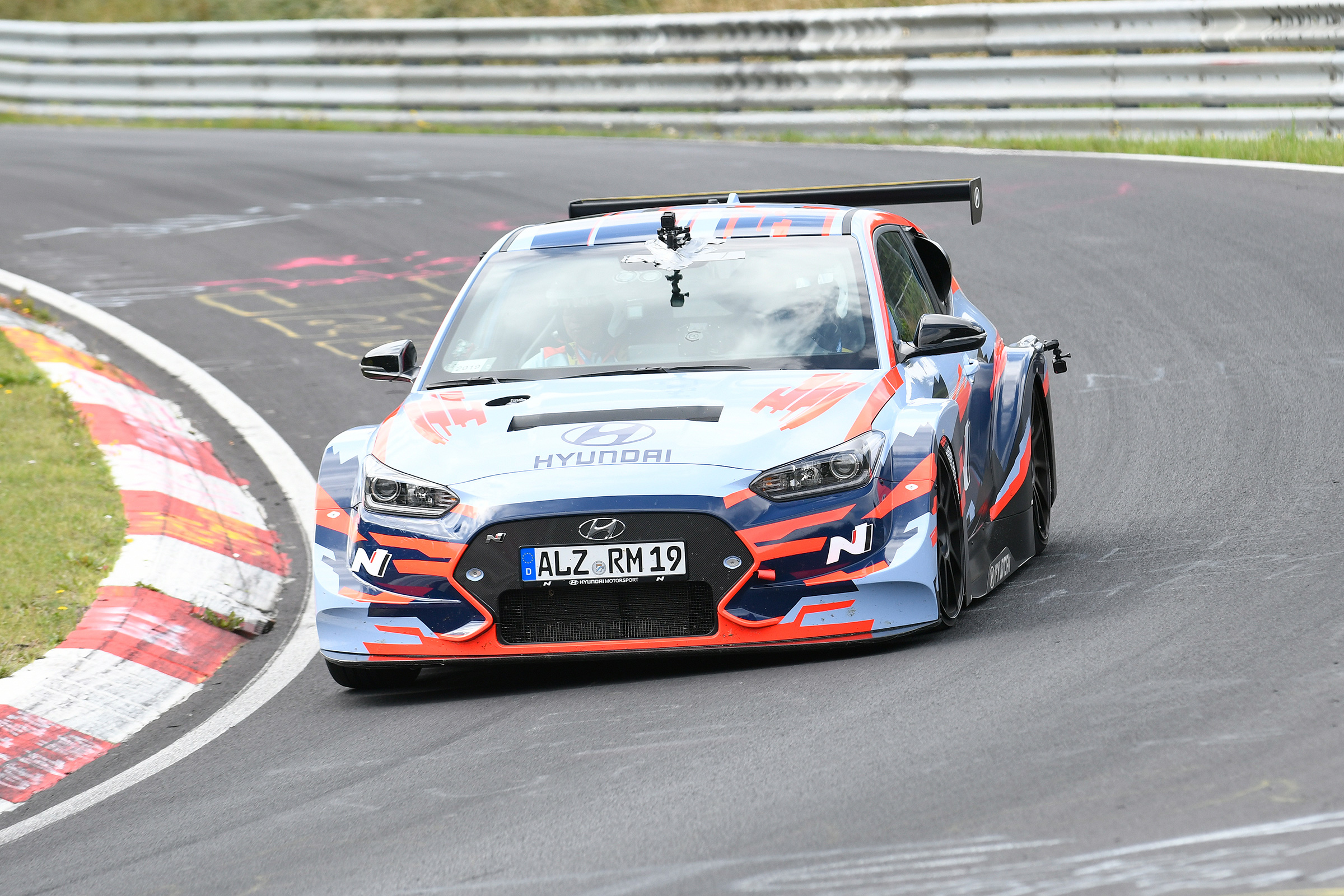 Hyundai RM19 - front cornering nurburgring