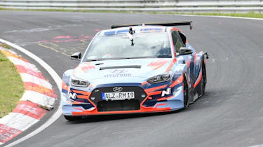 Hyundai RM19 - front cornering nurburgring