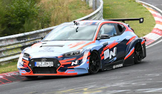 Hyundai RM19 - front cornering nurburgring