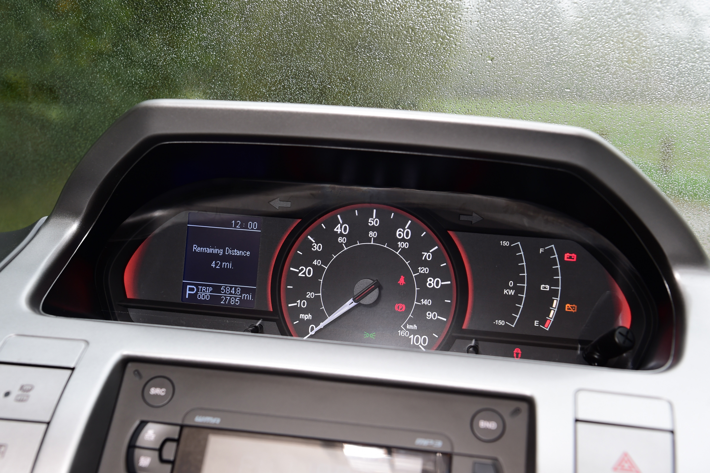 LDV EV80 dashboard