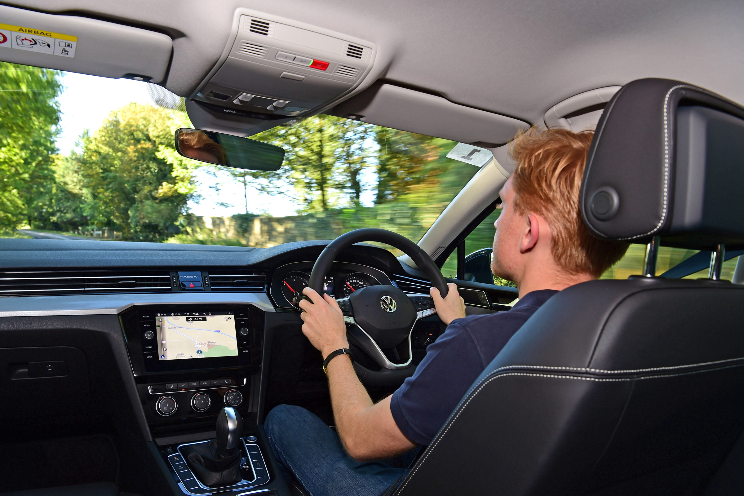 Volkswagen Passat driving