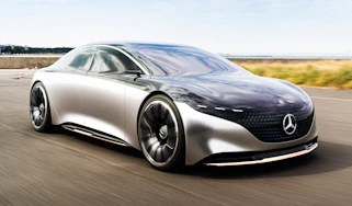 Mercedes EQS - front