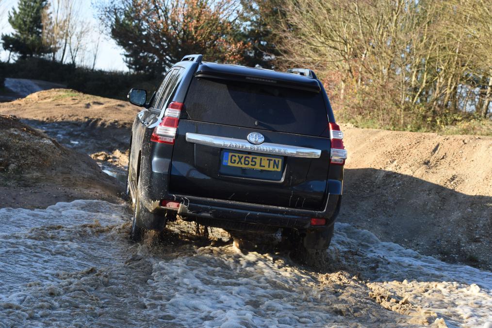 Used Toyota Land Cruiser - rear off-road