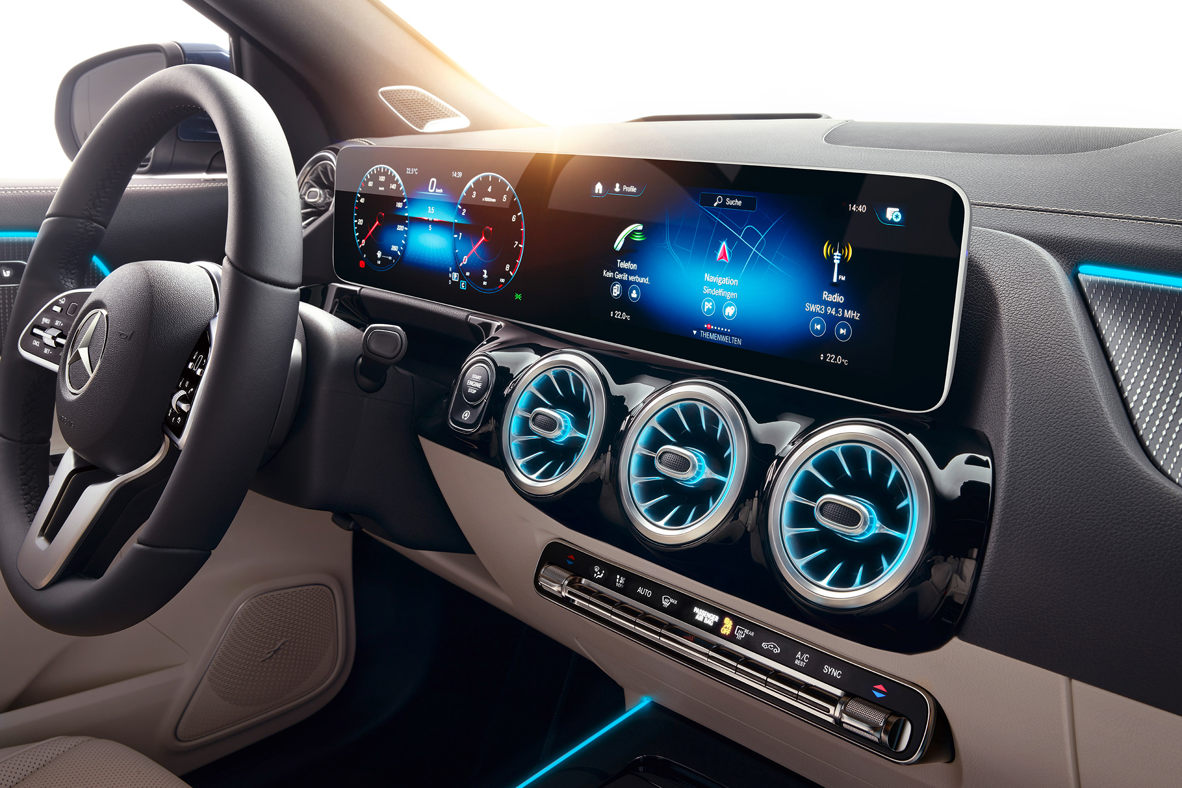 Mercedes GLA - infotainment