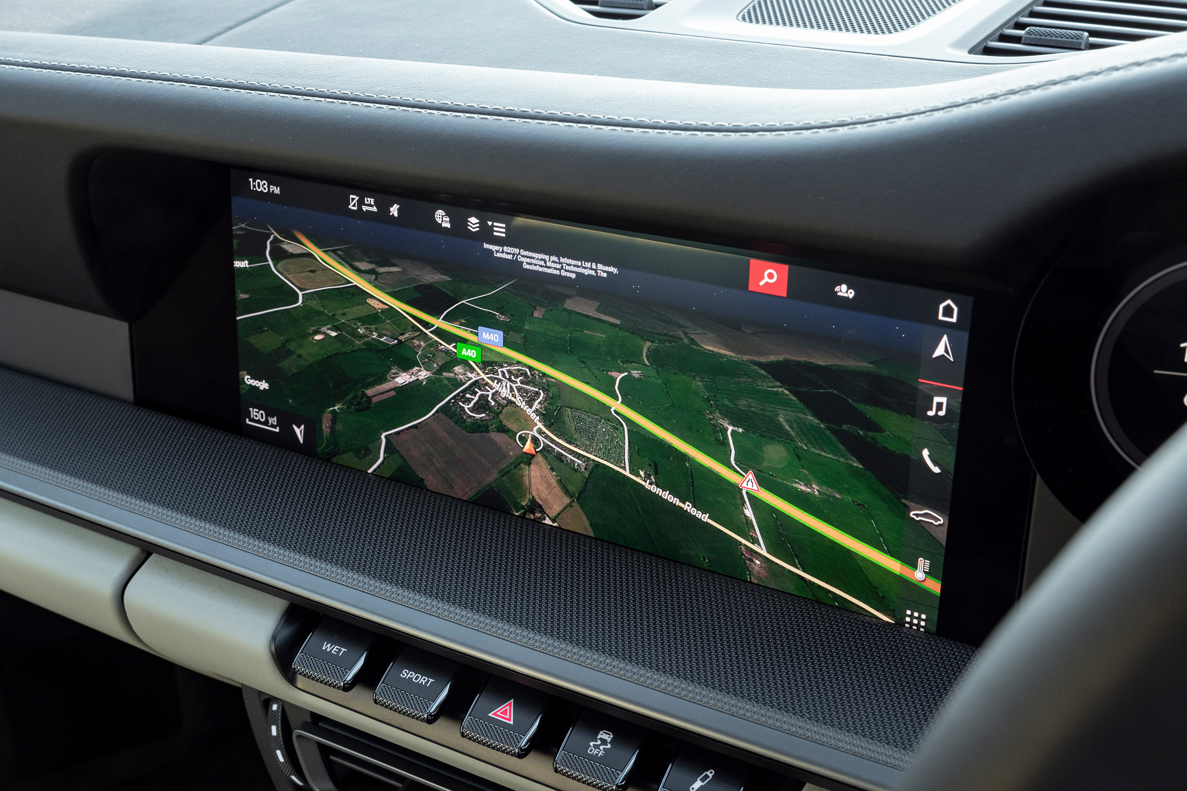 Porsche 911 Carrera - navigation
