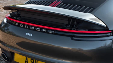 Porsche 911 Carrera - spoiler raised