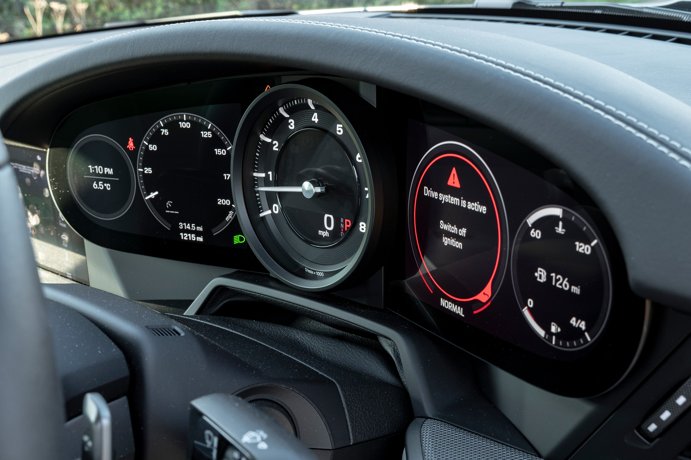 Porsche 911 Carrera - instrument dials
