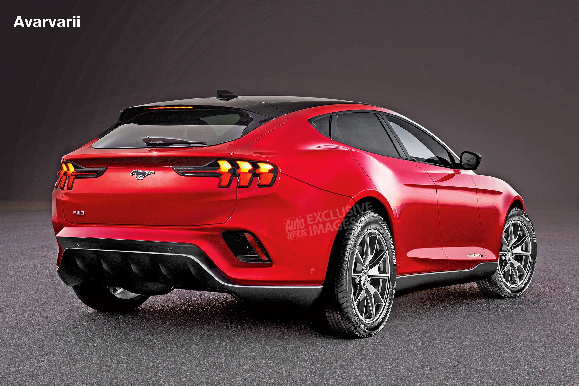 Baby Ford Mustang Mach-E - rear (watermarked)