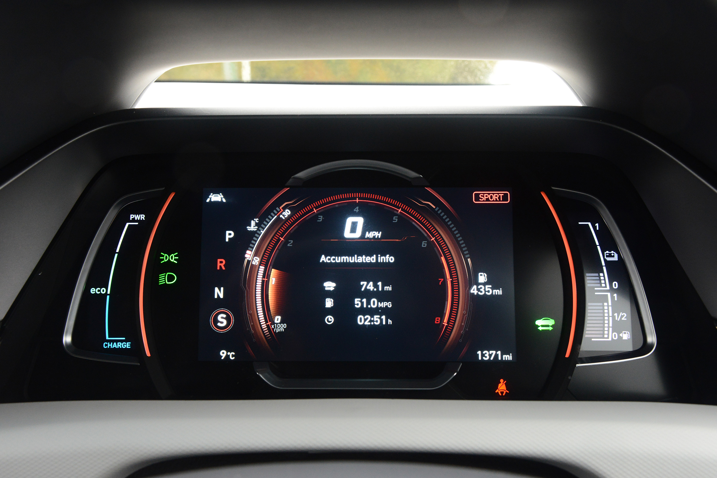 Hyundai Ioniq - dials