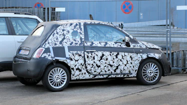 2020 Fiat 500 - spies - rear 3/4 static