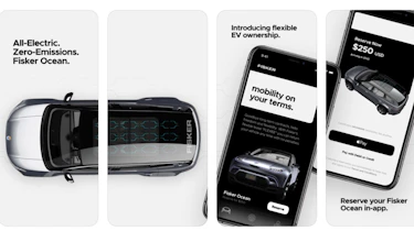 Fisker Ocean - mobile app
