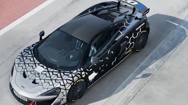 McLaren 620R - aerial