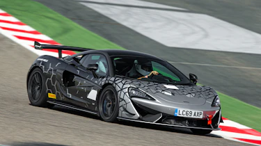 McLaren 620R - front cornering