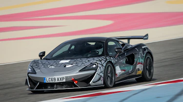 McLaren 620R - front cornering