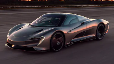 McLaren Speedtail - runway testing - front tracking