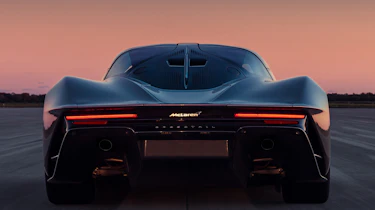 McLaren Speedtail - runway testing - rear static