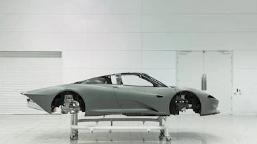 McLaren Speedtail - monocoque shell - side static