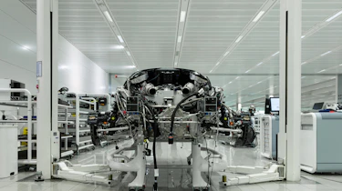 McLaren Speedtail - assembly line - front