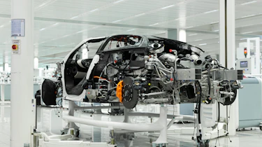 McLaren Speedtail - assembly line - rear 3/4
