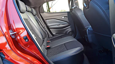 Nissan Juke rear seats