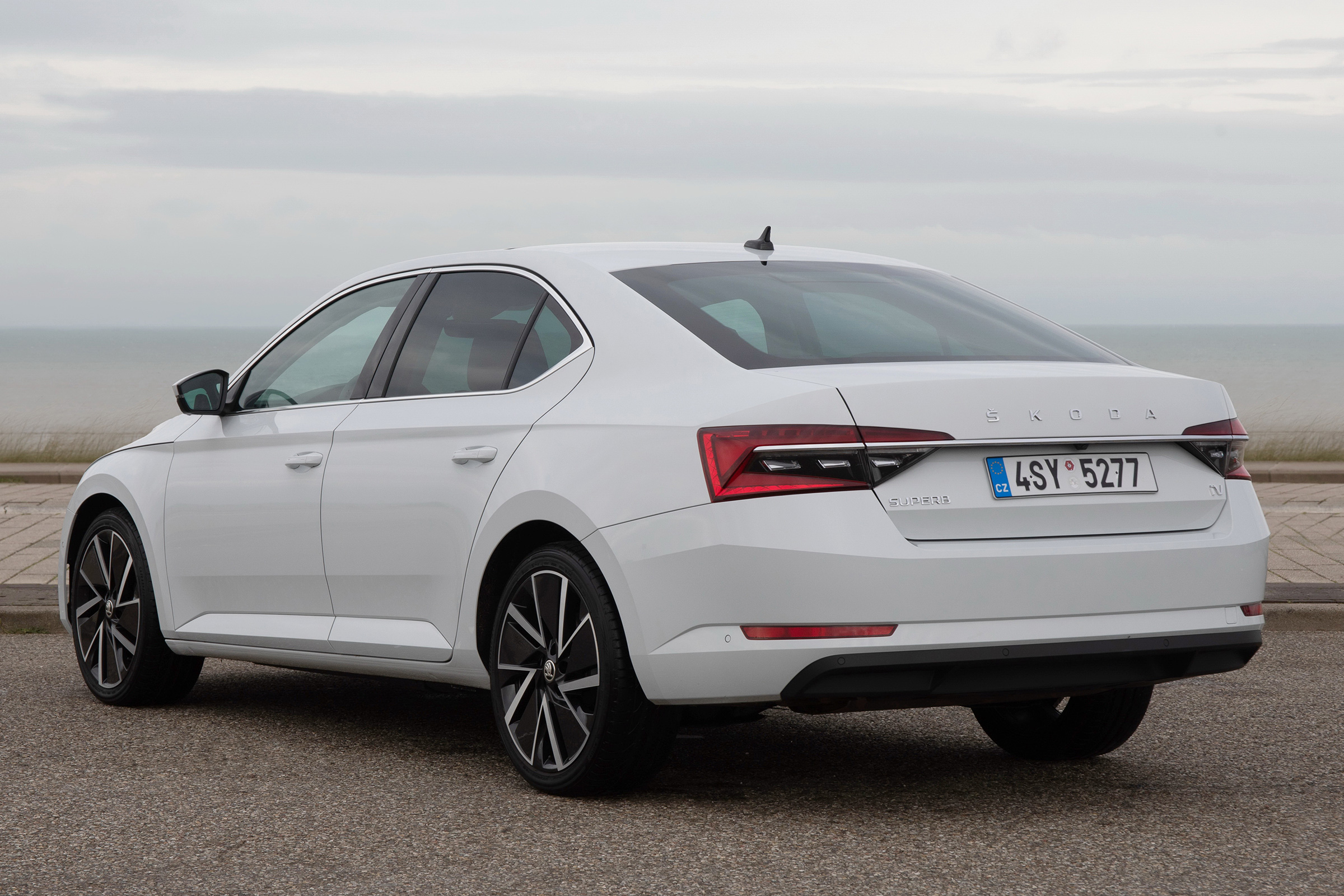 Skoda Superb iV - rear 3/4 static