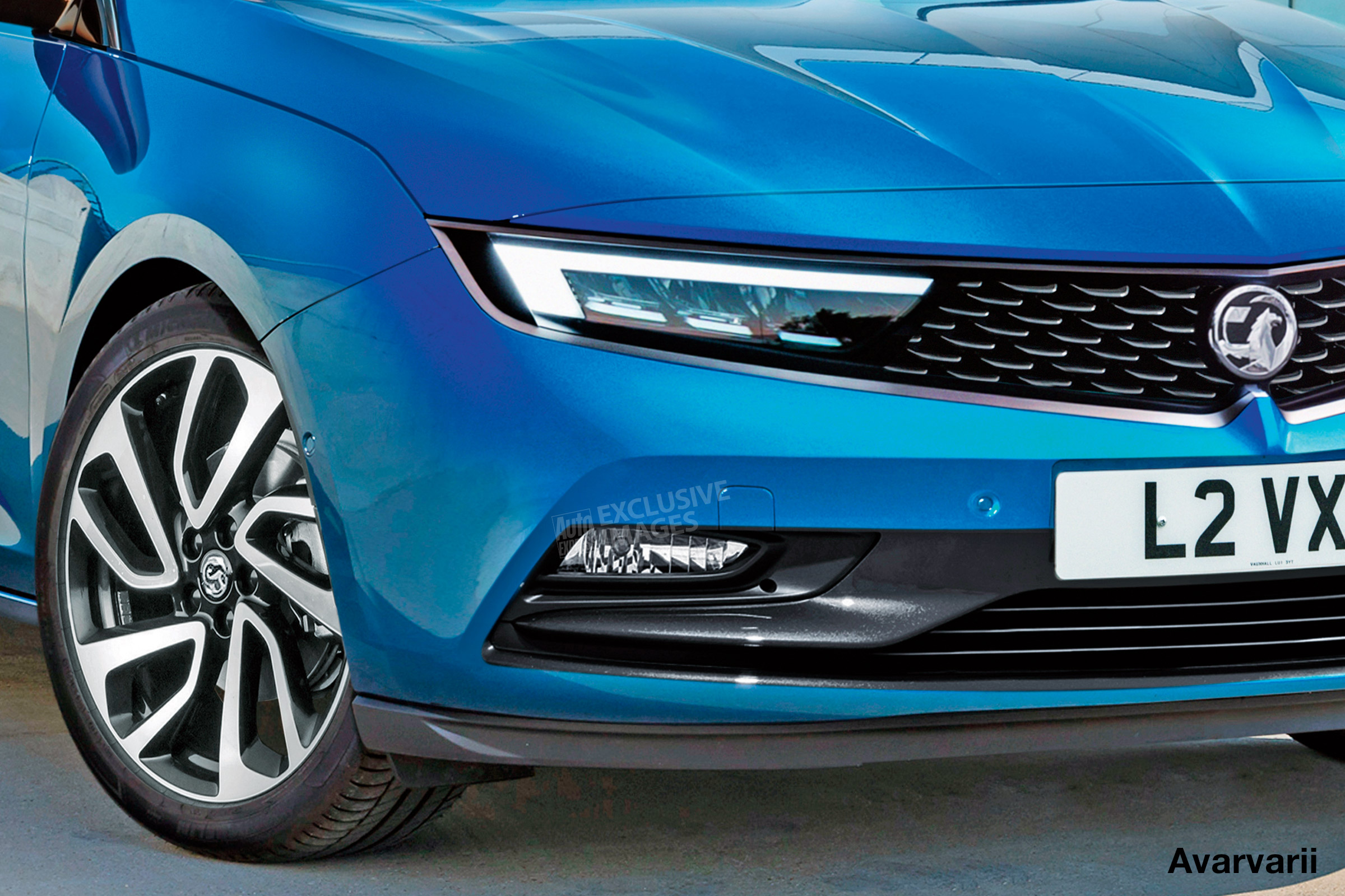 New Vauxhall Astra - front detail (watermarked)