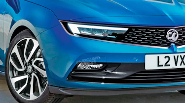 New Vauxhall Astra - front detail (watermarked)