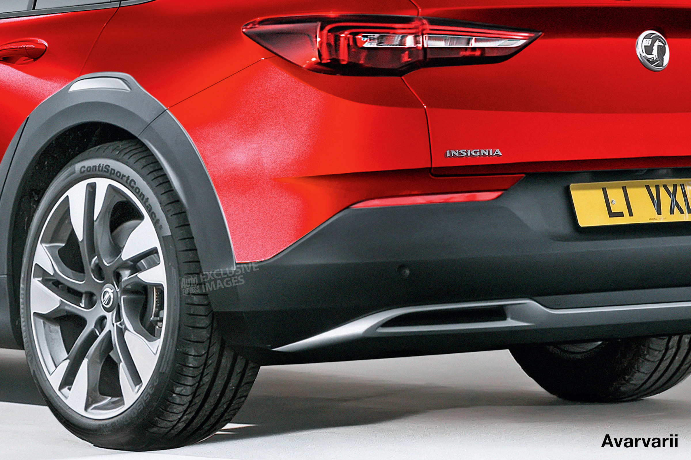 Vauxhall Insignia - rear detail (watermarked)