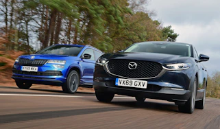 Mazda CX-30 vs Skoda Karoq - head-to-head