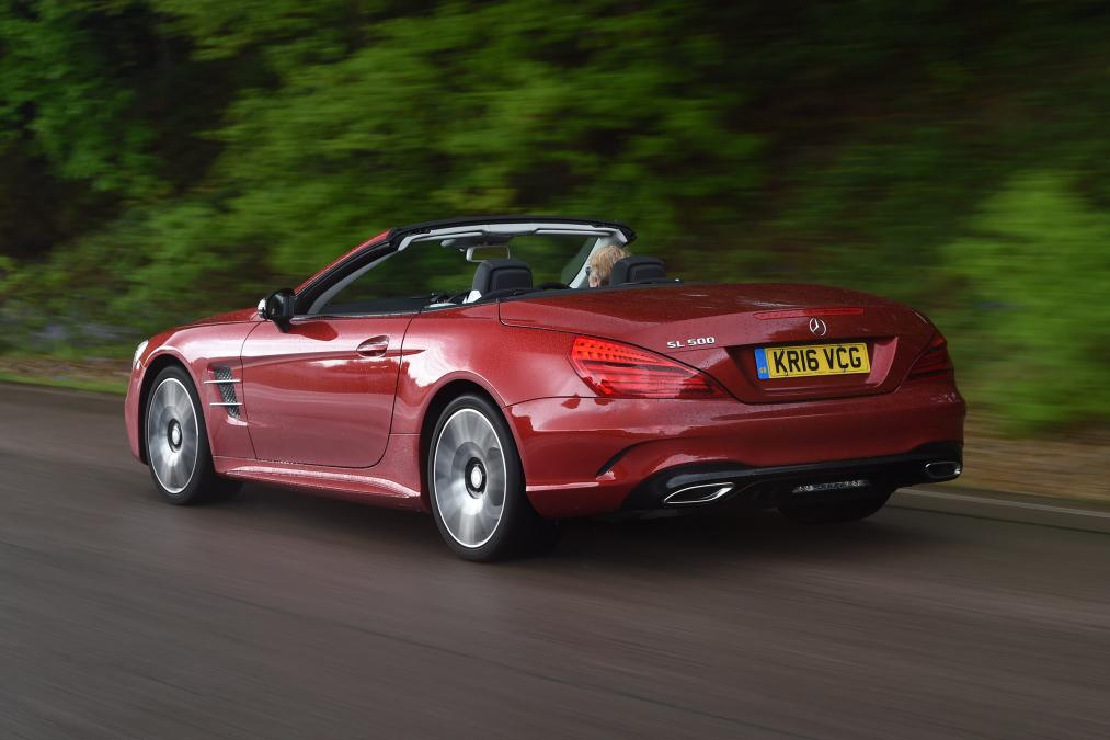 Used Mercedes SL - rear