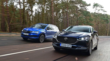 Mazda CX-30 vs Skoda Karoq - header