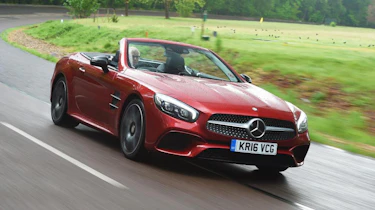Used Mercedes SL - front action
