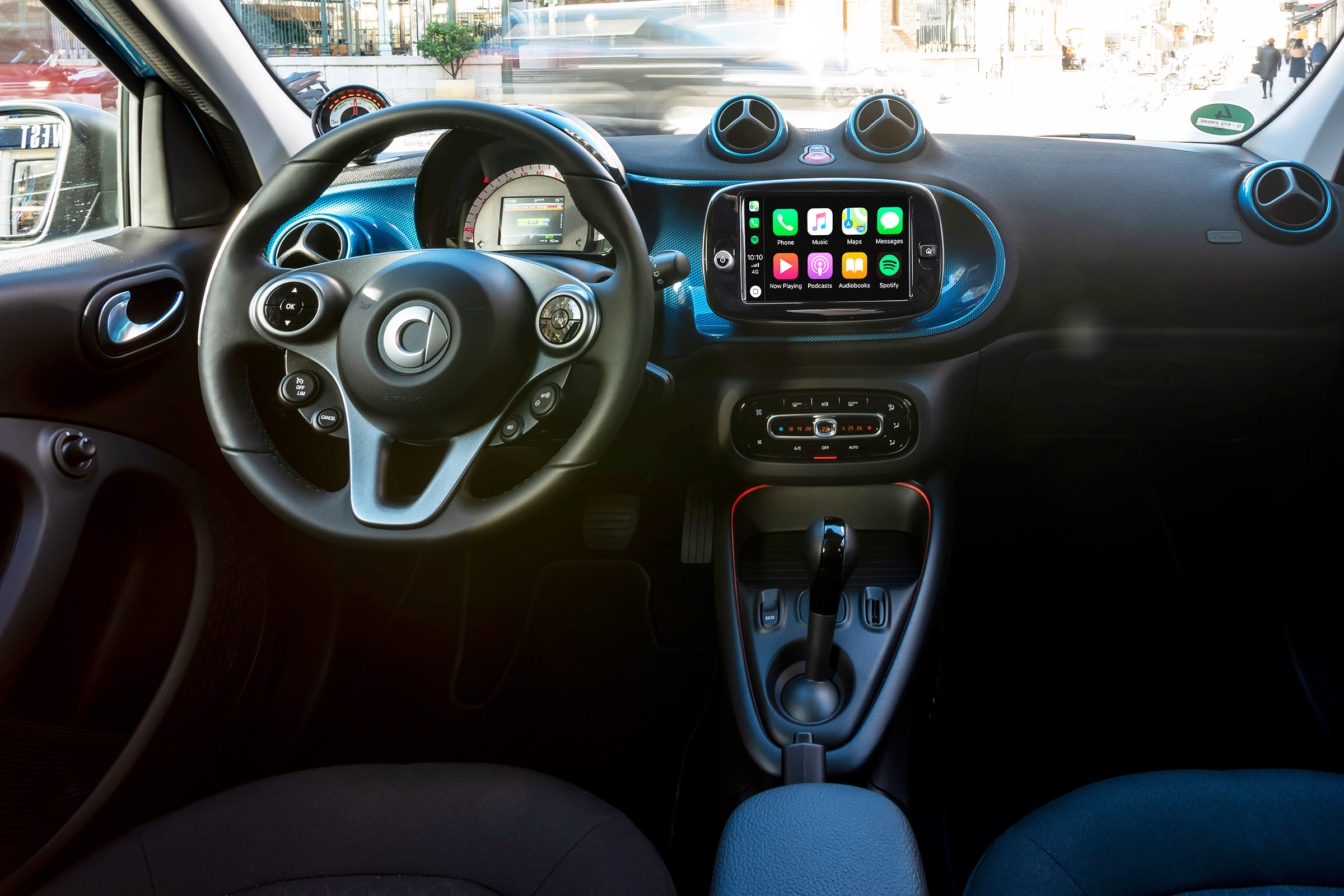 Smart EQ ForFour - dash