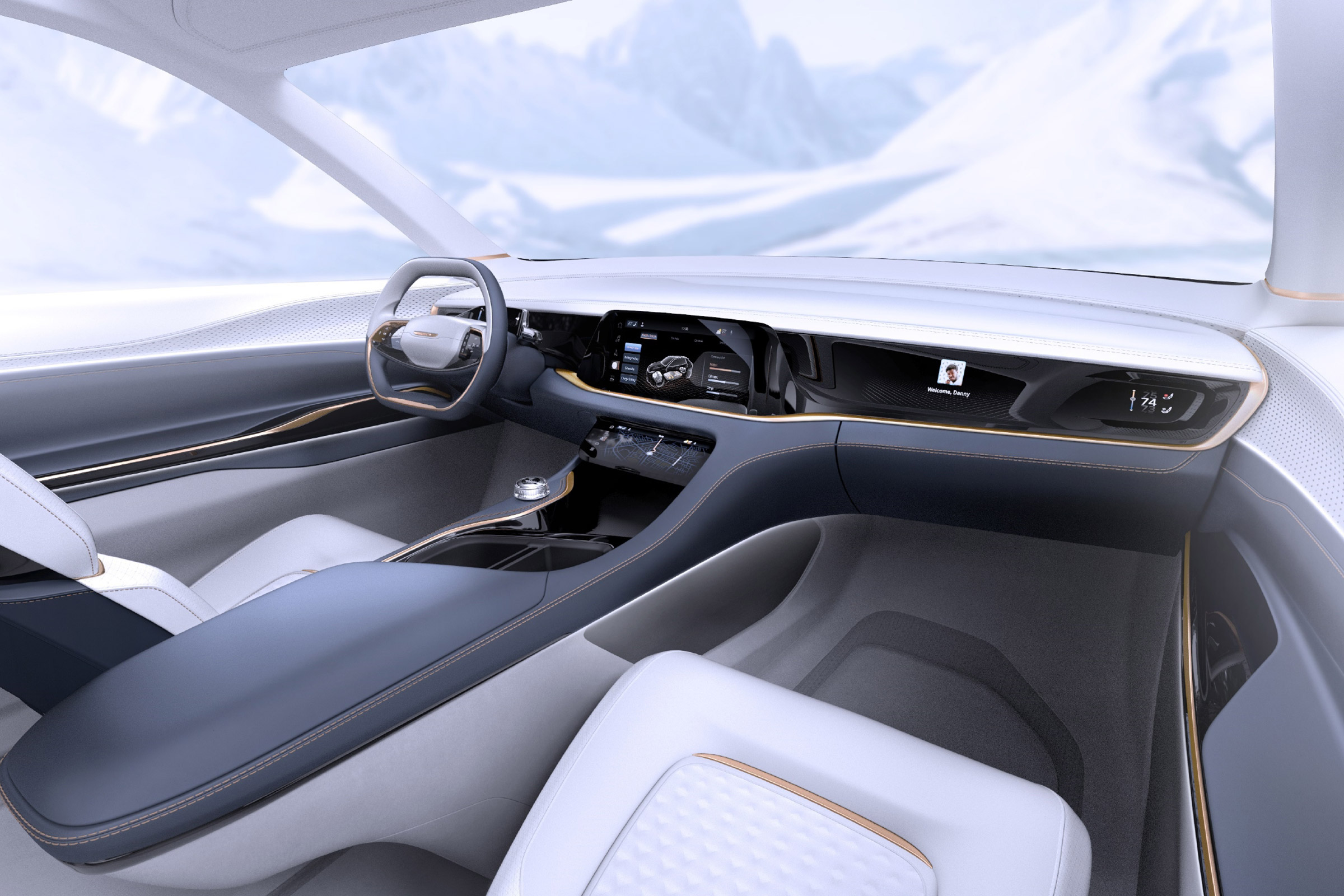 Chrysler Airflow Vision Concept - dash