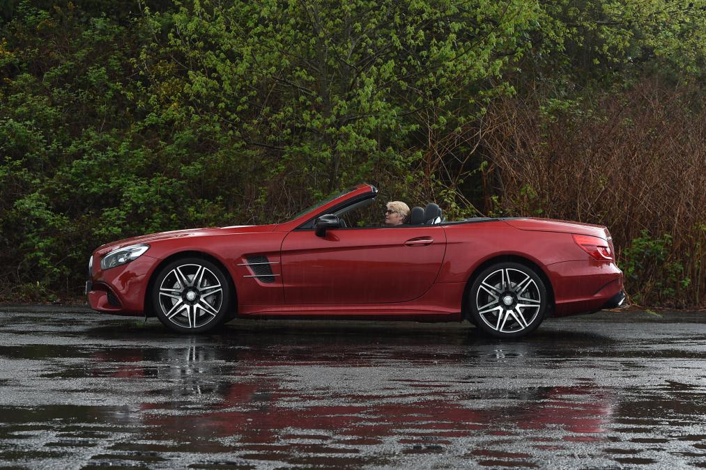 Used Mercedes SL - side