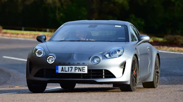 Alpine A110 S - front cornering