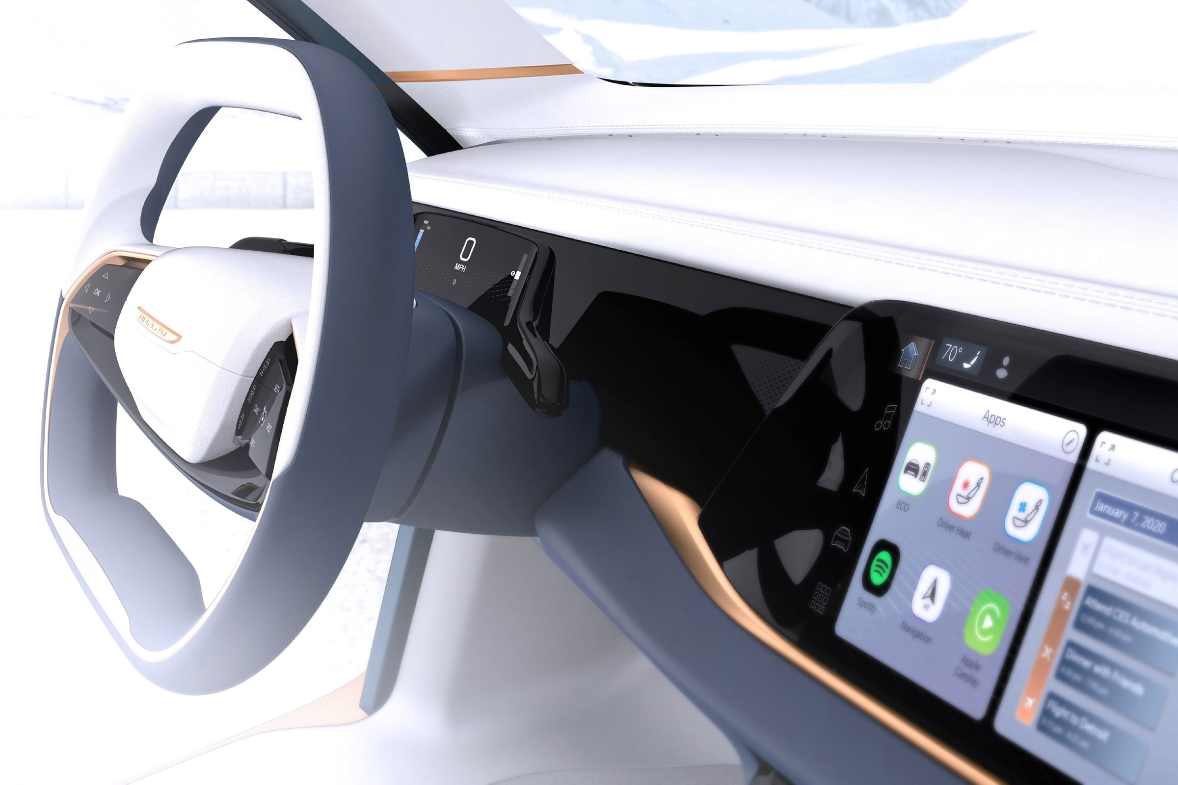 Chrysler Airflow Vision Concept - infotainment