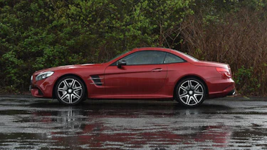 Used Mercedes SL - side roof up