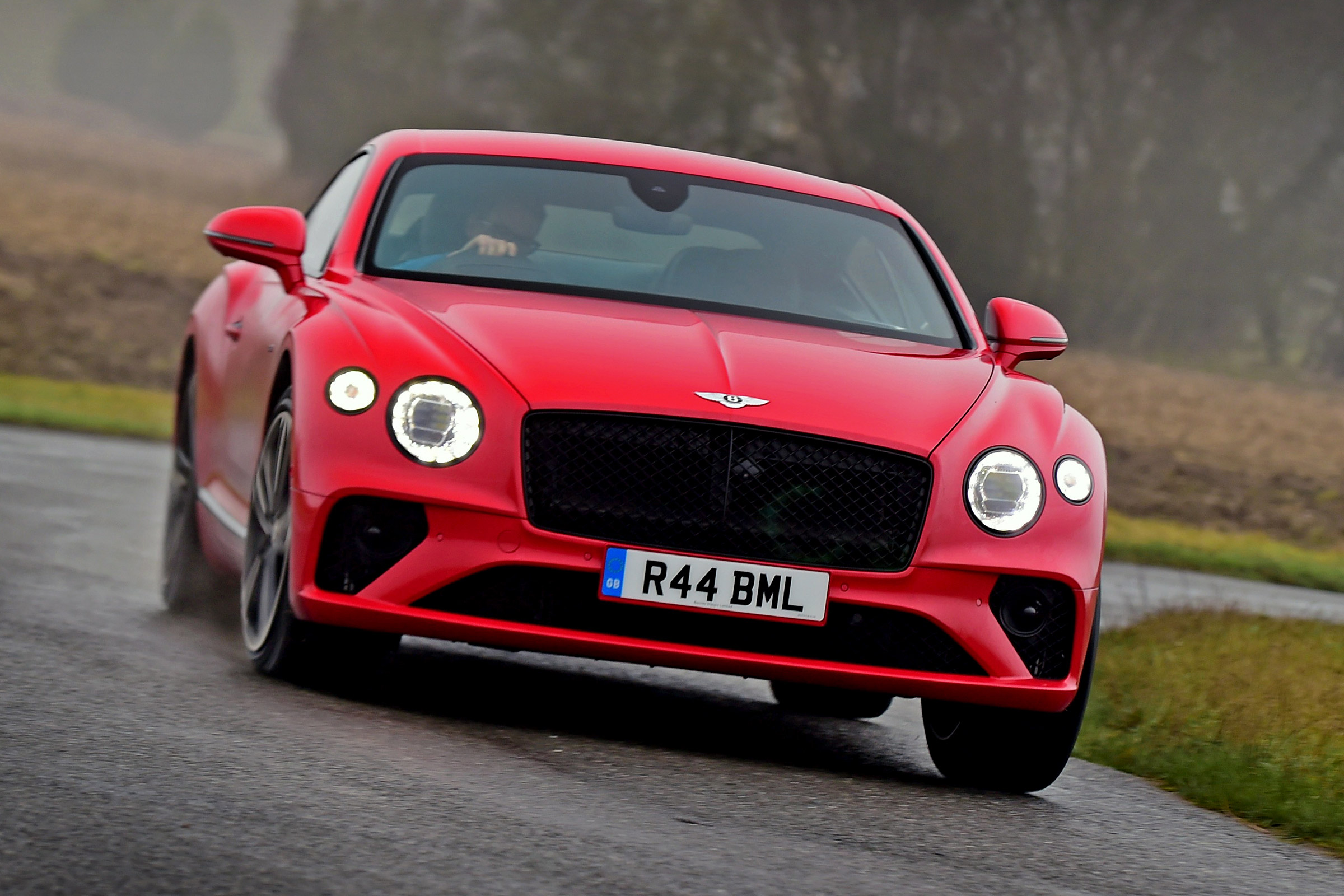 Bentley Continental GT V8 - front cornering