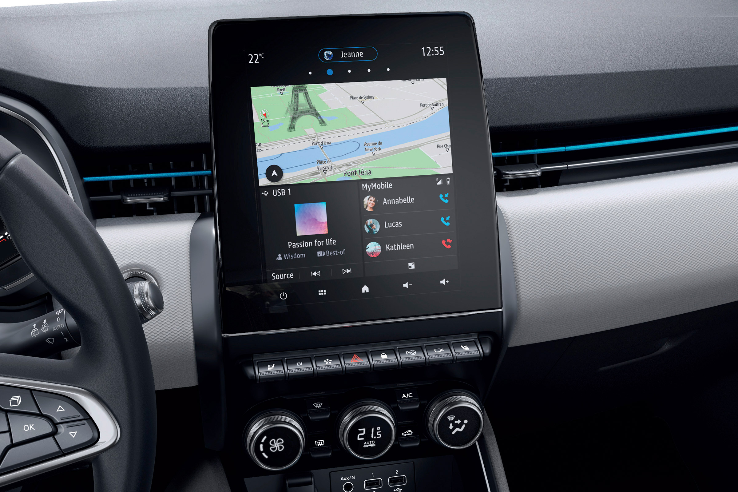 Renault Clio E-Tech - infotainment