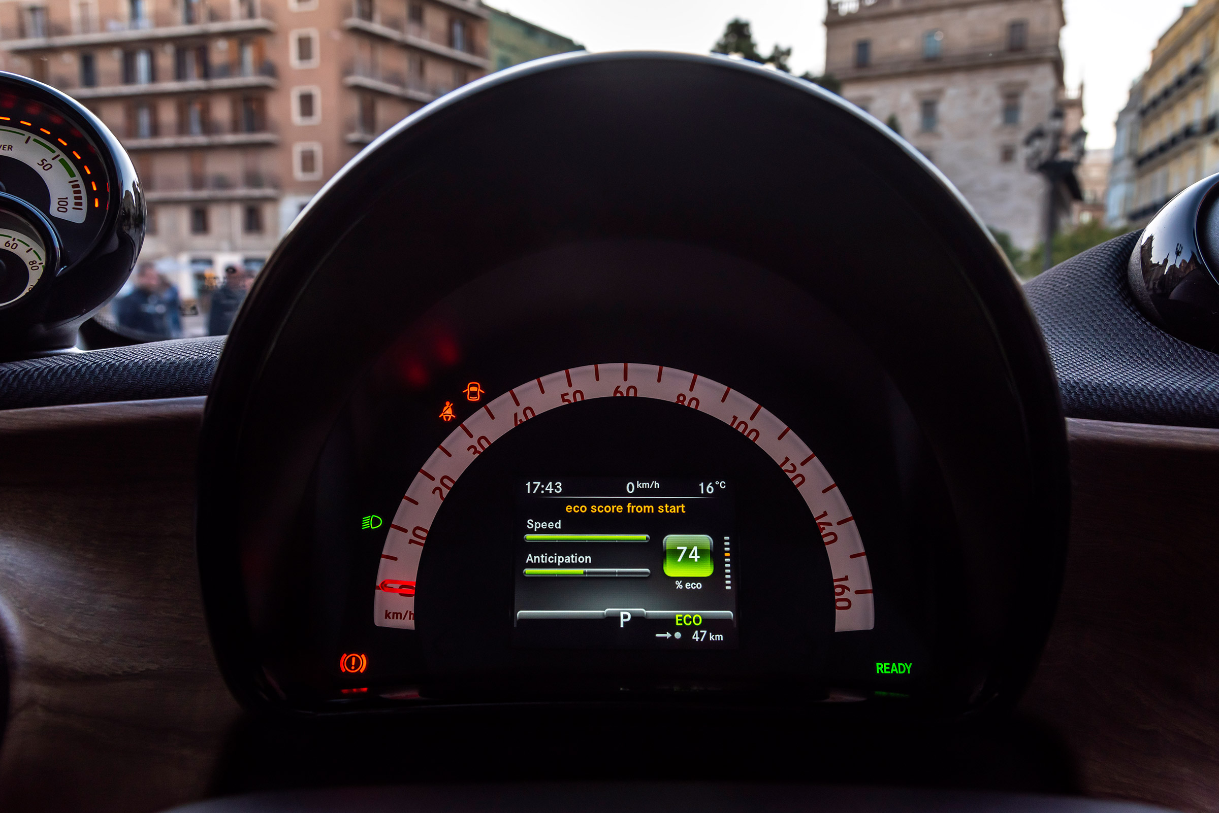 Smart EQ ForTwo - dials