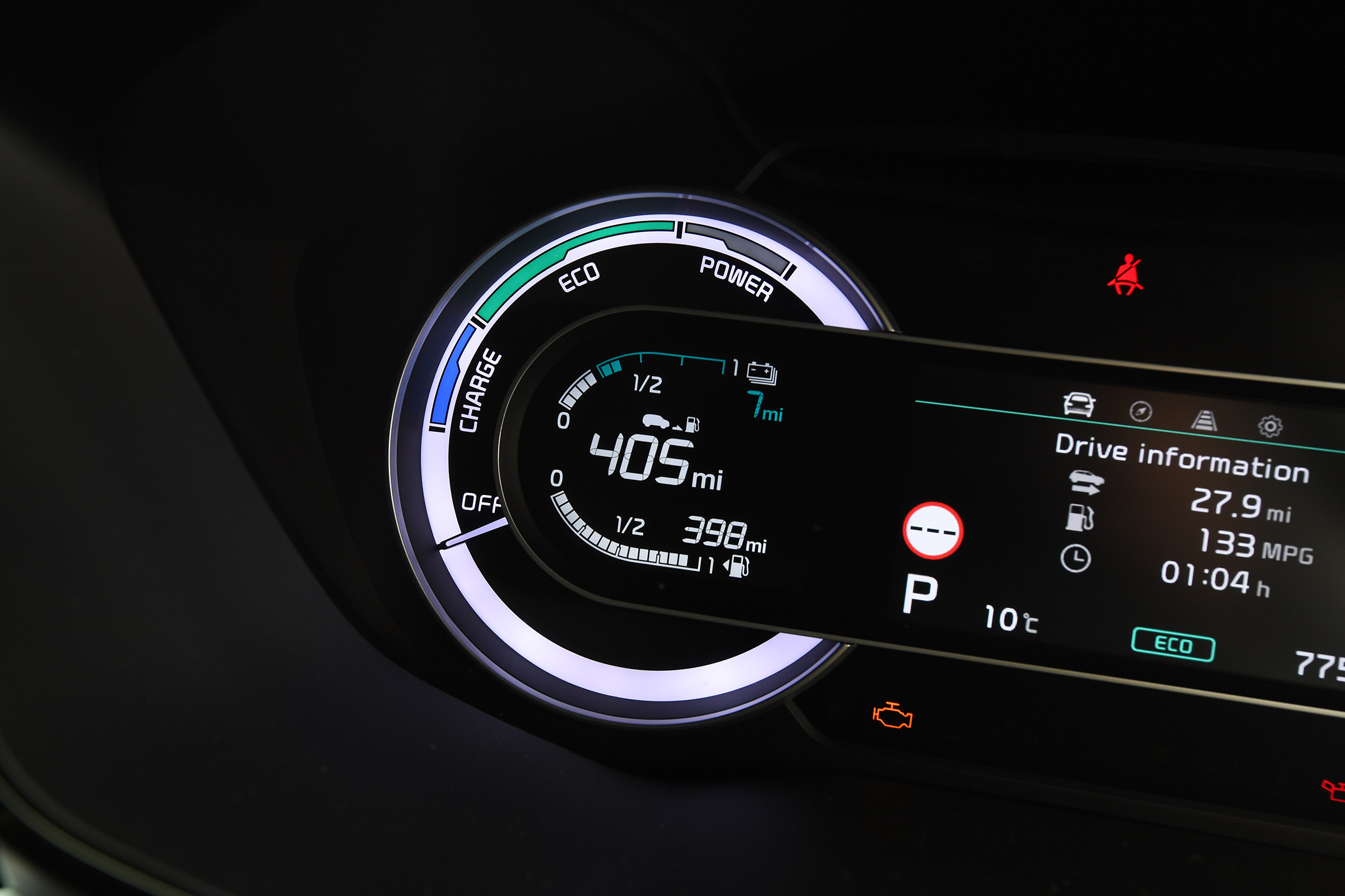 Kia Niro PHEV - charge status