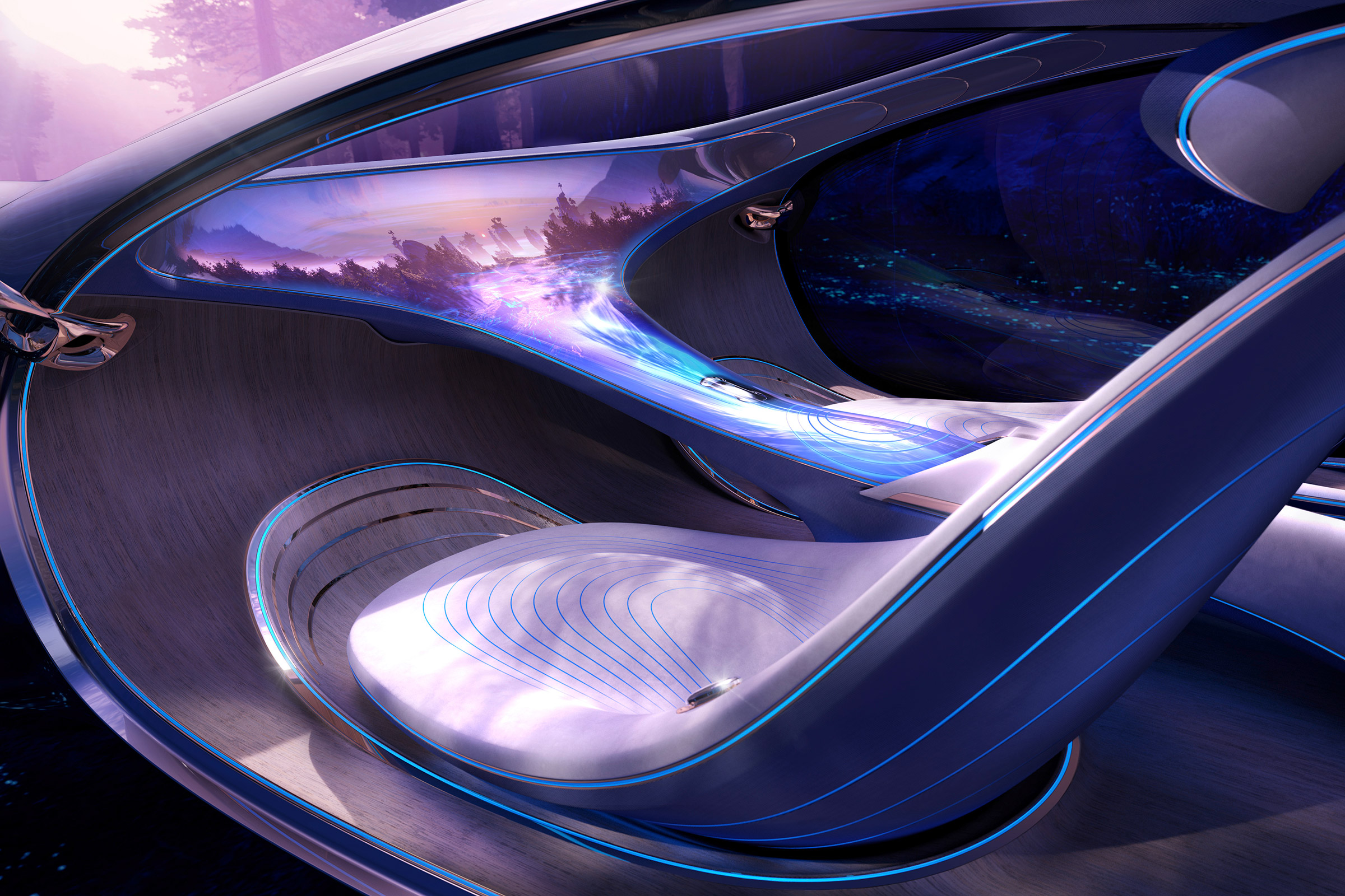 Mercedes Vision AVTR concept - dash