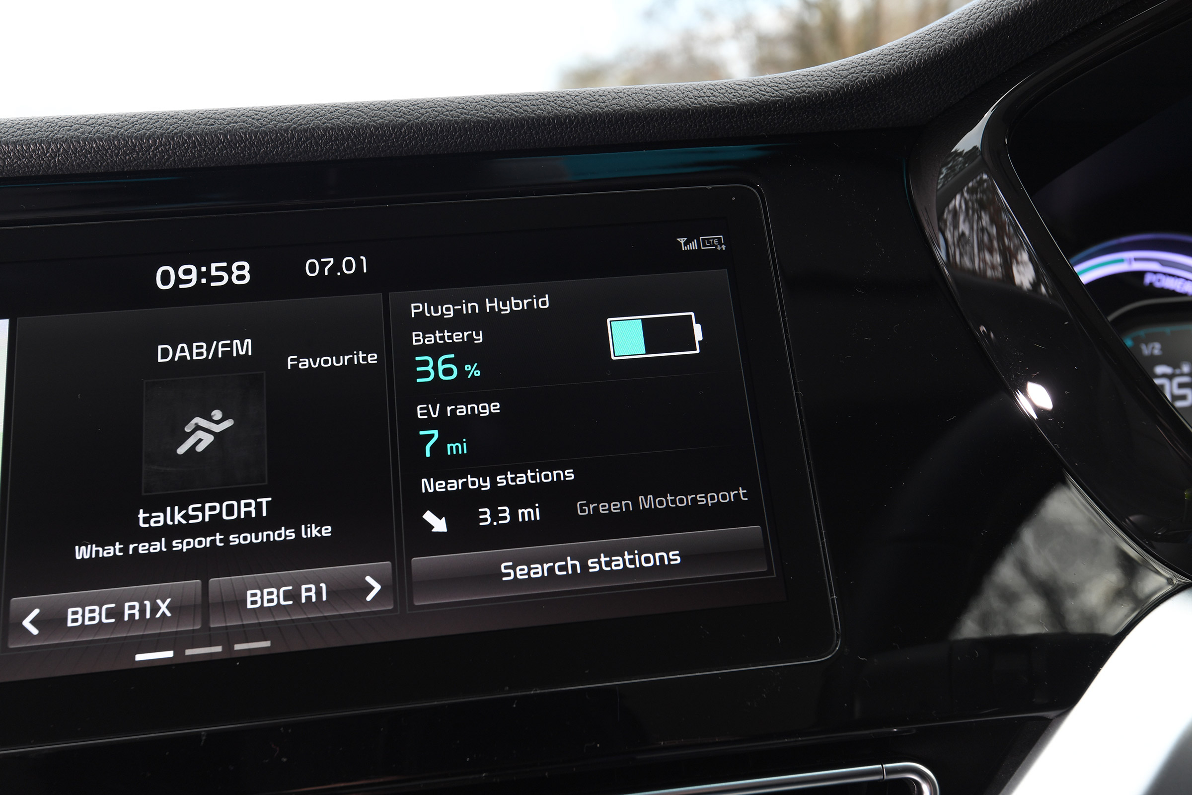Kia Niro PHEV - battery status