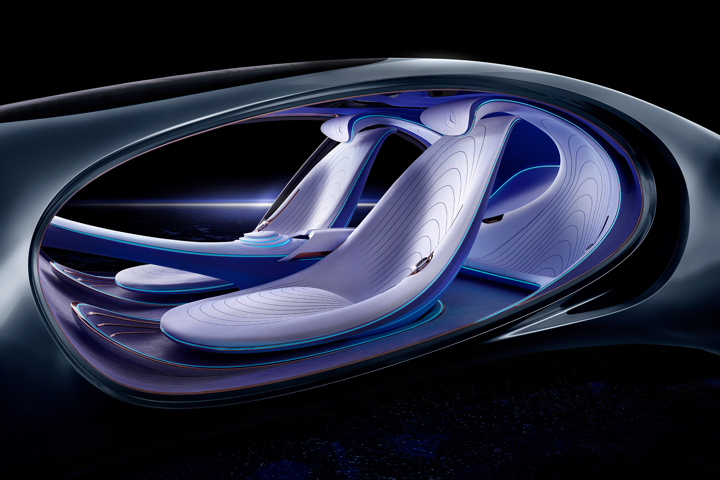 Mercedes Vision AVTR concept - interior studio