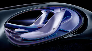 Mercedes Vision AVTR concept - interior studio