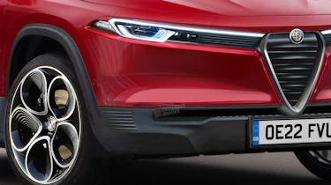 Alfa Romeo baby SUV - front detail (watermarked)