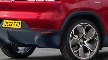 Alfa Romeo baby SUV - rear detail (watermarked)